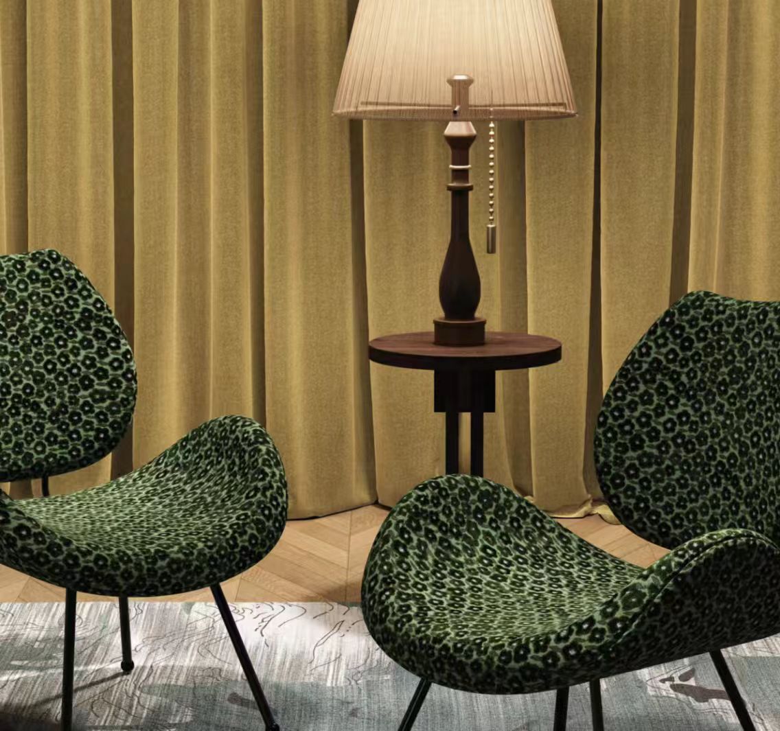 Tela de sofá con patrón de flor de ciruelo de terciopelo Jacquard de alta calidad